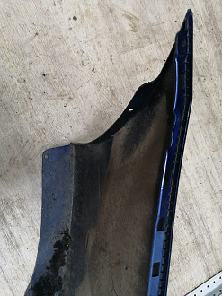 BA000138; Бампер задний; без паркт. (86611-4L500) для Hyundai Solaris I рест. Sedan (2014- 2016)/БУ; Оригинал; Р1, Мелкий дефект; 