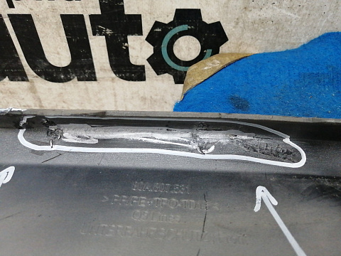 Фотография детали AA031062; Накладка переднего бампера (80A 807 531) для Audi Q5 II (2017-2020)/БУ; Оригинал; Р2, Удовлетворительное; . Фото номер 12