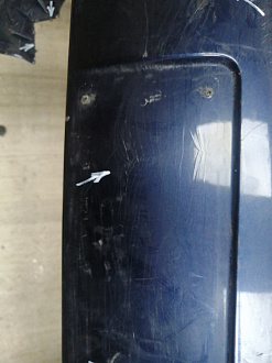 BA000245; Бампер передний; без паркт.; под омыват. (5M0807221N) для Volkswagen Golf Plus II (2009-2014)/БУ; Оригинал; Р2, Удовлетворительное; 