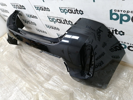 AA011372; Бампер задний; без паркт. (52159-02840) для Toyota Auris II (2013 — 2015)/БУ; Оригинал; Р0, Хорошее; (209) Черный металик