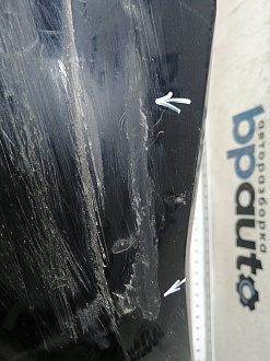 BA000228; Бампер передний; под паркт.; под омыват. (5G0807221) для Volkswagen Golf/БУ; Оригинал; Р1, Мелкий дефект; 