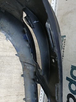 BA000077; Бампер передний, AMG; под паркт.; под омыват. (A2048807847) для Mercedes-Benz C-klasse III рест. (W204) (2011-2015)/БУ; Оригинал; Р2, Удовлетворительное; 