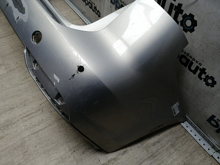 AA046227; Бампер задний; без паркт. (1T0807417K) для Volkswagen Touran II (2010-2015)/БУ; Оригинал; Р2, Удовлетворительное; 