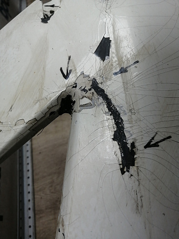 Фотография детали BA000220; Бампер передний, после 2010г; под паркт.; под омыват. (62022-1NF0H) для Infiniti G (2006-2013)/БУ; Оригинал; Р2, Удовлетворительное; . Фото номер 11