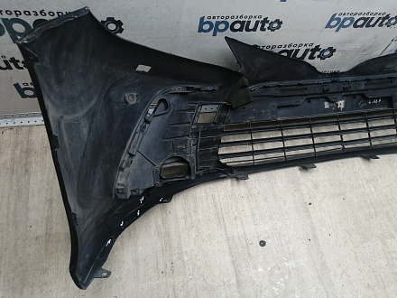 AA045788; Бампер передний; под паркт.; под омыват. (52119-06J20) для Toyota Camry 70 рест. (2021-2024)/БУ; Оригинал; Р2, Удовлетворительное; 