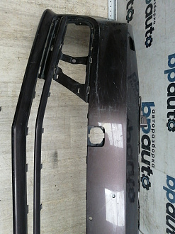 AA045688; Бампер передний; без паркт.; под омыват. (5СU807221A) для Volkswagen Jetta VI рест. (2015-2018)/БУ; Оригинал; Р1, Мелкий дефект; 