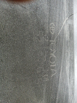 AA044837; Бампер передний; без паркт.; под омыват. (52119-6B984) для Toyota Land Cruiser Prado 150 рест.2 (2017- 2020)/БУ; Оригинал; Р1, Мелкий дефект; 