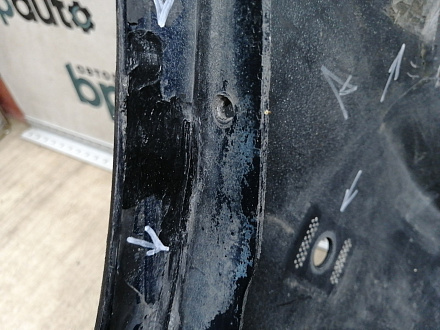 BA000077; Бампер передний, AMG; под паркт.; под омыват. (A2048807847) для Mercedes-Benz C-klasse III рест. (W204) (2011-2015)/БУ; Оригинал; Р2, Удовлетворительное; 