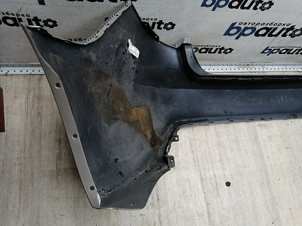 AA046114; Бампер задний; без паркт. (86611-4Y000) для Kia Rio III Sedan (2011- 2015)/БУ; Оригинал; Р1, Мелкий дефект; 