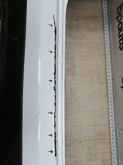 AA045414; Бампер задний; под паркт. (86611-M0000) для Hyundai Creta I (2016-2021)/БУ; Оригинал; Р1, Мелкий дефект; 