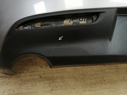 AA036934; Бампер задний; под паркт. (BBM4-50221) для Mazda 3 II (BL) Sedan (2009-2011)/БУ; Оригинал; Р1, Мелкий дефект; 