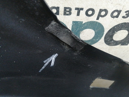 AA046530; Бампер передний; под паркт.; под омыват. (52119-60J00) для Toyota Land Cruiser 200 рест. (2012 — 2015)/БУ; Оригинал; Р1, Мелкий дефект; 