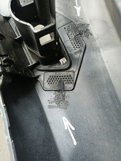 AA045684; Бампер передний, Track-Field; без паркт.; под омыват. (5N0807221T) для Volkswagen Tiguan I рест. (2011- 2016)/БУ; Оригинал; Р1, Мелкий дефект; 