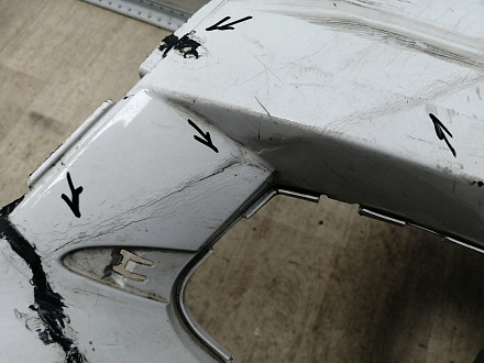 AA045805; Бампер передний, S-line; под паркт.; под омыват. (4G8 807 437 F) для Audi A7 I Sportback (2010-2014)/БУ; Оригинал; Р2, Удовлетворительное; 