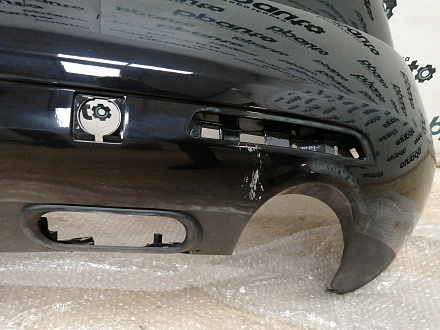 AA037342; Бампер задний; без паркт. (EG2150221) для Mazda CX-7 I (2006-2009)/БУ; Оригинал; Р0, Хорошее; (A3F) Чёрный