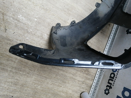 AA045729; Бампер передний; без паркт.; под омыват. (EH44-50031) для Mazda CX-7 I рест. (2009-2012)/БУ; Оригинал; Р1, Мелкий дефект; 