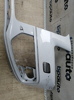 BA000254; Бампер передний, S-line; без паркт.; под омыват. (8R0 807 437 AC) для Audi Q5 I рест. (2012-2017)/БУ; Оригинал; Р1, Мелкий дефект; 