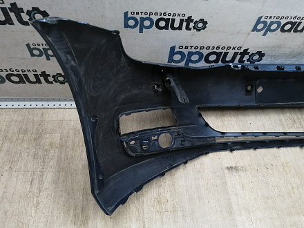 BA000226; Бампер передний; под паркт.; под омыват. (5G0807221) для Volkswagen Golf/БУ; Оригинал; Р1, Мелкий дефект; 