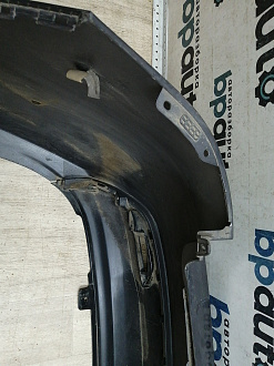 AA046110; Бампер задний; без паркт. (86611-4Y000) для Kia Rio III Sedan (2011- 2015)/БУ; Оригинал; Р1, Мелкий дефект; 