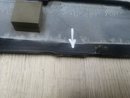 AA046047; Бампер передний; под паркт.; под омыват. (52119-48270) для Lexus RX III (2009 — 2012)/БУ; Оригинал; Р1, Мелкий дефект; 