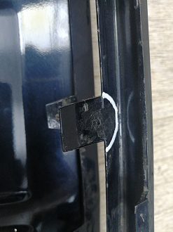 BA000255; Бампер передний, S-line; без паркт.; под омыват. (8R0 807 437 AC) для Audi Q5 I рест. (2012-2017)/БУ; Оригинал; Р1, Мелкий дефект; 