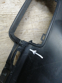 BA000259; Бампер передний; без паркт.; под омыват. (52119-0R280) для Toyota Rav4 50 (2019 -2025)/БУ; Оригинал; Р1, Мелкий дефект; 