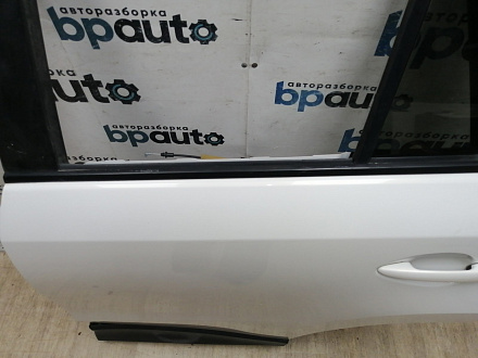 AA045166; Дверь задняя левая (KD53-73010) для Mazda CX-5/БУ; Оригинал; Р0, Хорошее; (34K) Белый перламутр