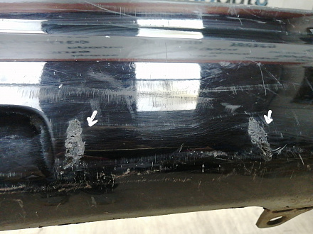 AA044749; Бампер задний; под паркт. (52159-60500) для Toyota Land Cruiser Prado/БУ; Оригинал; Р1, Мелкий дефект; 