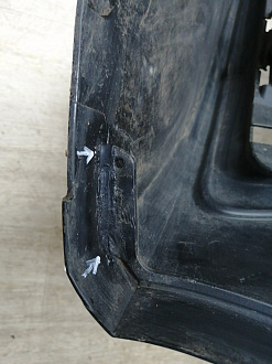 AA045632; Бампер передний, S-line; под паркт.; под омыват. (4G0 807 437 C) для Audi A6 C7/БУ; Оригинал; Р1, Мелкий дефект; 