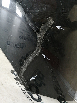 AA045801; Бампер задний; без паркт. (52159-02610) для Toyota Auris I рест. (2010- 2013)/БУ; Оригинал; Р2, Удовлетворительное; 