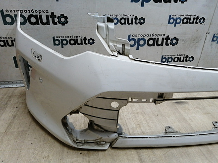 BA000121; Бампер передний; под паркт.; под омыват. (52119-06C40) для Toyota Camry/БУ; Оригинал; Р1, Мелкий дефект; 