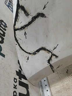 AA045707; Бампер передний; без паркт.; под омыват. (5СU807221A) для Volkswagen Jetta VI рест. (2015-2018)/БУ; Оригинал; Р2, Удовлетворительное; 