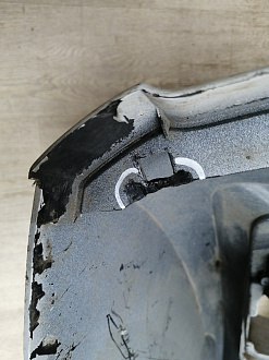 AA045625; Бампер передний; под паркт.; под омыват. (4G0 807 437) для Audi A6 C7/БУ; Оригинал; Р1, Мелкий дефект; 