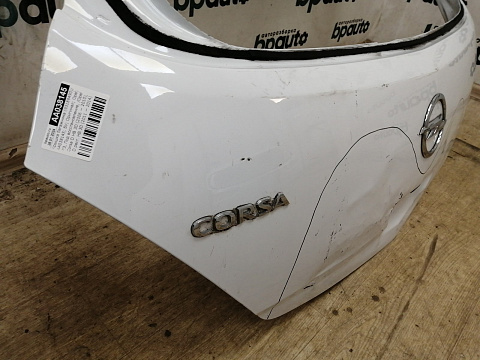 Фотография детали AA038145; Крышка багажника (93189490) для Opel Corsa/БУ; Оригинал; Р3, Под восстановление; . Фото номер 4