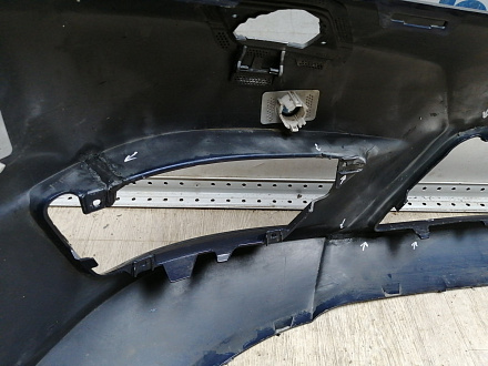 AA045426; Бампер передний, AMG; под паркт.; под омыват. (A2048807847) для Mercedes-Benz C-klasse III рест. (W204) (2011-2015)/БУ; Оригинал; Р1, Мелкий дефект; 