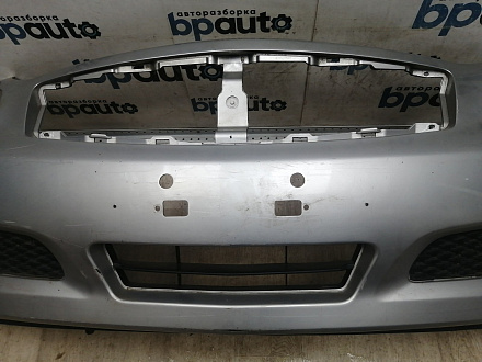 AA045733; Бампер передний, до 2010г; без паркт.; под омыват. (62022-JK60H) для Infiniti G (2006-2013)/БУ; Неоригинал; Р1, Мелкий дефект; 