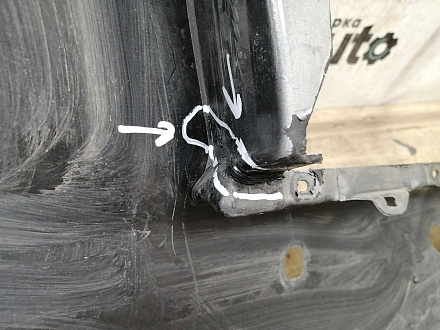 AA030291; Бампер передний; под паркт.; под омыват. (62022-1ME0H) для Infiniti/БУ; Оригинал; Р2, Удовлетворительное; 