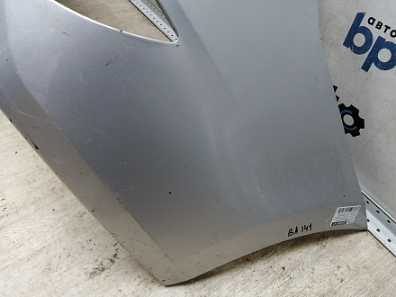 BA000141; Бампер задний; под паркт. (86611-4L500) для Hyundai Solaris I рест. Sedan (2014- 2016)/БУ; Оригинал; Р1, Мелкий дефект; 