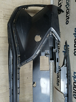 AA046181; Бампер передний; без паркт.; без омыват. (86511-F2AA0) для Hyundai Elantra VI (AD) рест. (2018-2020)/БУ; Неоригинал; Р2, Удовлетворительное; 