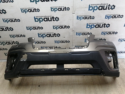 AA046377; Бампер передний; без паркт.; под омыват. (57704-SJ000) для Subaru Forester V (2018-2021)/БУ; Оригинал; Р1, Мелкий дефект; 