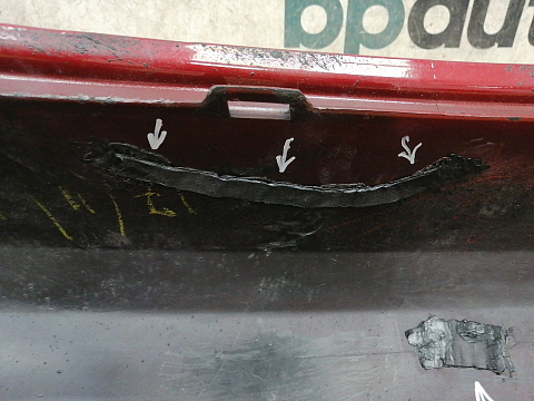 Фотография детали AA034927; Бампер задний; без паркт. (94763010) для Chevrolet TrailBlazer (2012-2015)/БУ; Оригинал; Р2, Удовлетворительное; . Фото номер 27