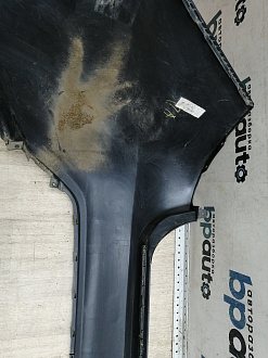 AA046116; Бампер задний; без паркт. (86611-4Y000) для Kia Rio III Sedan (2011- 2015)/БУ; Оригинал; Р1, Мелкий дефект; 