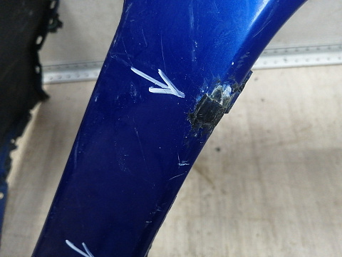 Фотография детали AA046254; Бампер передний; без паркт.; без омыват. (86511-K0000) для Kia Soul III (2019-2022)/БУ; Оригинал; Р1, Мелкий дефект; . Фото номер 8