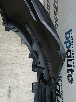 BA000214; Бампер передний; без паркт.; под омыват. (KB8A-50031) для Mazda CX-5 II (2017-2021)/БУ; Оригинал; Р1, Мелкий дефект; 