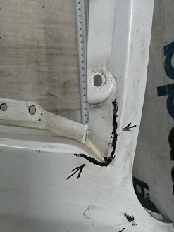 AA045730; Бампер передний; под паркт.; под омыват. (62022-1ME0H) для Infiniti/БУ; Оригинал; Р2, Удовлетворительное; 