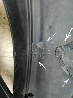 BA000152; Бампер передний; без паркт.; без омыват. (86511-3S500) для Hyundai Sonata VI (YF) (2010-2014)/БУ; Оригинал; Р2, Удовлетворительное; 