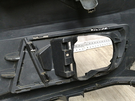 AA044679; Бампер передний, Sport-Style; без паркт.; под омыват. (5NU807221) для Volkswagen Tiguan I рест. (2011- 2016)/БУ; Оригинал; Р1, Мелкий дефект; 