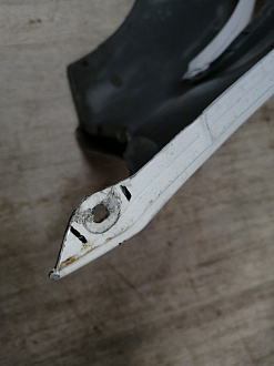 AA045386; Бампер передний; без паркт.; без омыват. (1Z0 807 221 M) для Skoda Octavia/БУ; Оригинал; Р1, Мелкий дефект; 