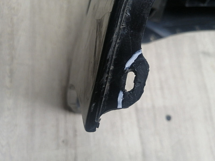 AA045991; Бампер передний; без паркт.; под омыват. (62022-EM00H) для Nissan Tiida/БУ; Оригинал; Р1, Мелкий дефект; 