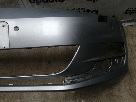 BA000225; Бампер передний; под паркт.; под омыват. (5G0807221) для Volkswagen Golf/БУ; Оригинал; Р1, Мелкий дефект; 